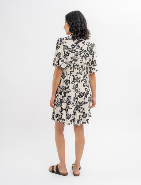 Vestido corto estampado Ginna Vestido corto estampado Ginna