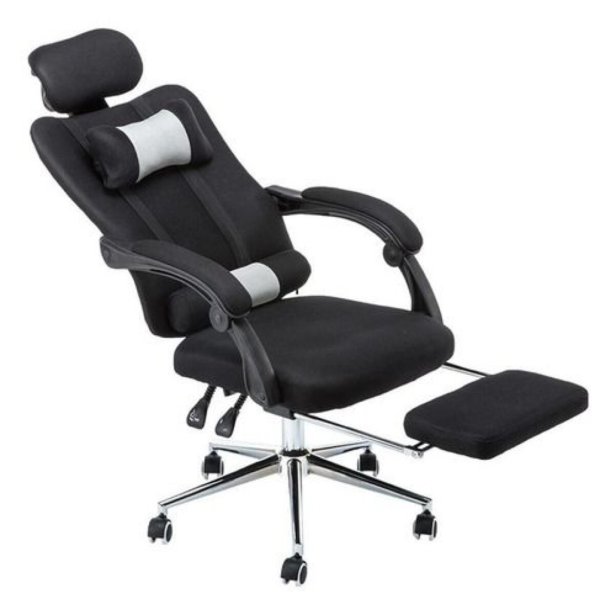Silla Ejecutiva Ergonómica Lumax Modelo Wynn con Apoyapies - Negro 