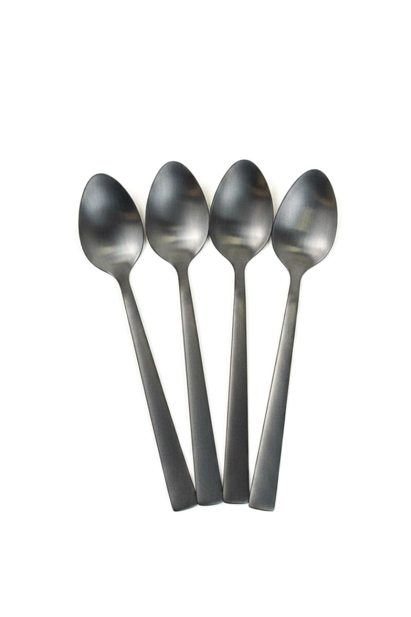 Cuchara Helado Quara, Set 4 Un. - Ebano 