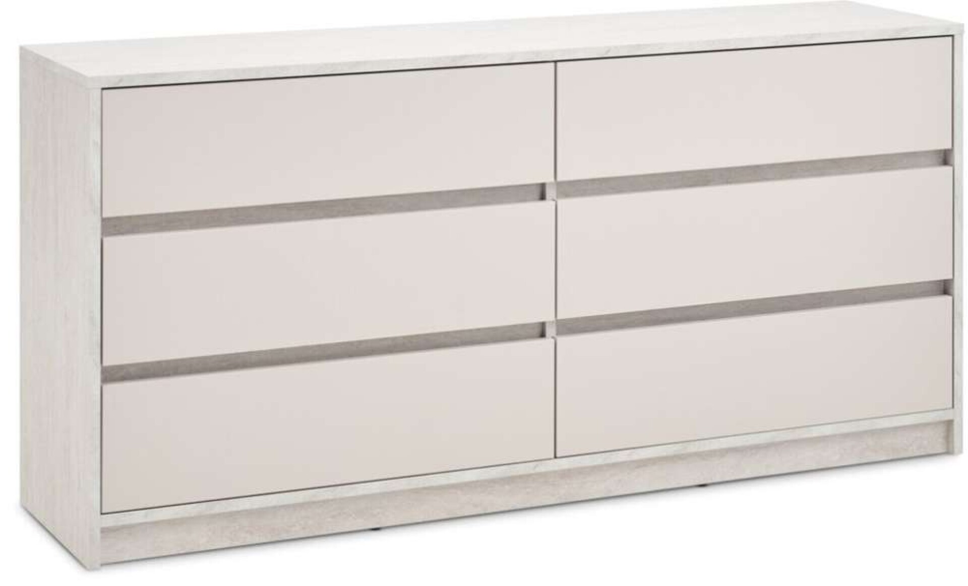 Comoda Billund 3+3 Cajones - Travertino/Beige 