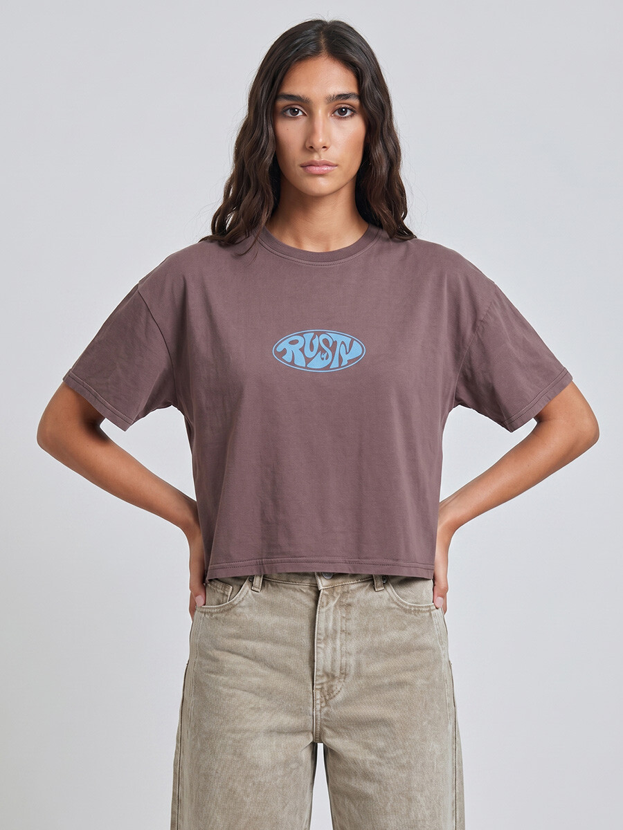 T-SHIRT ERIKA RUSTY - MarrÓn 
