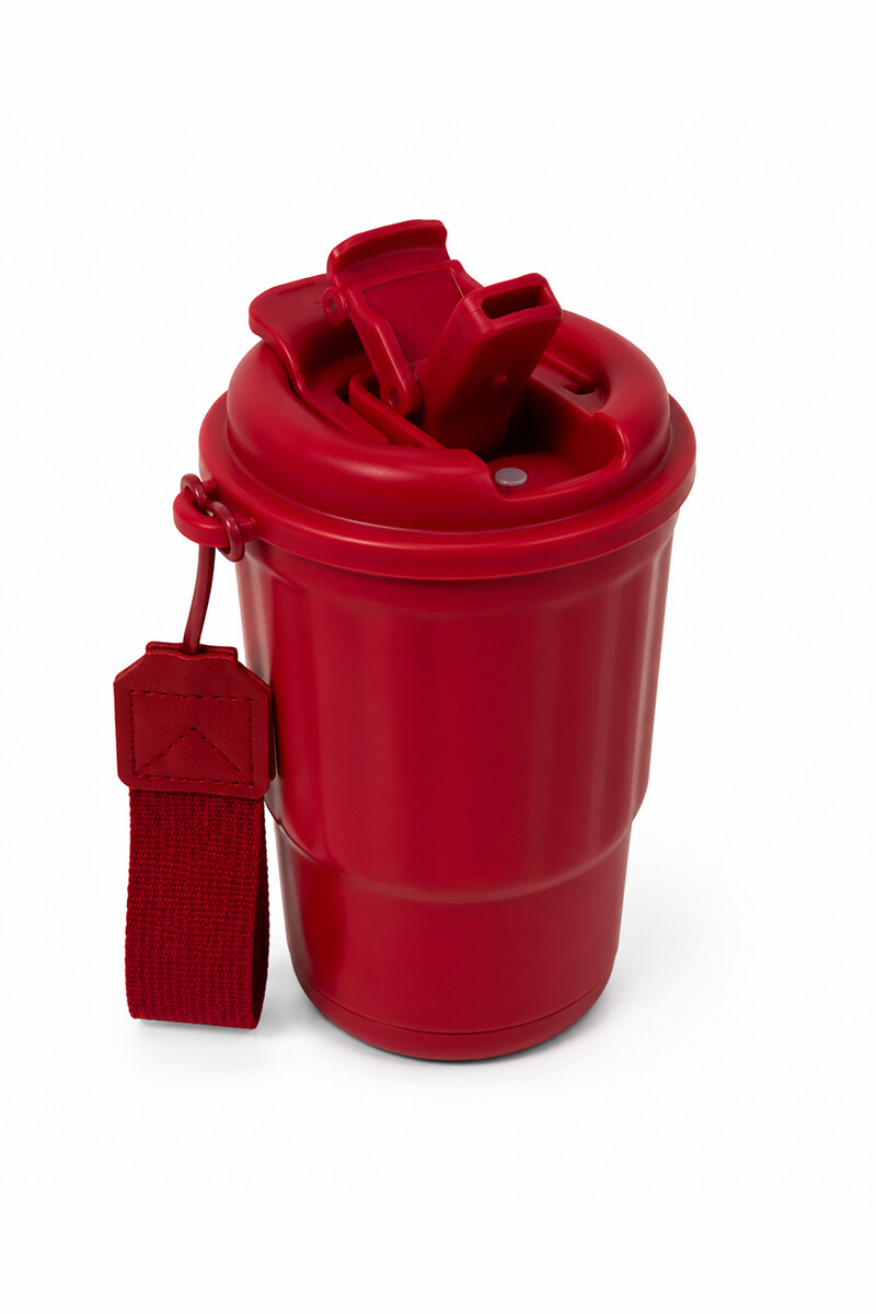 Vaso menta de acero - Rojo 