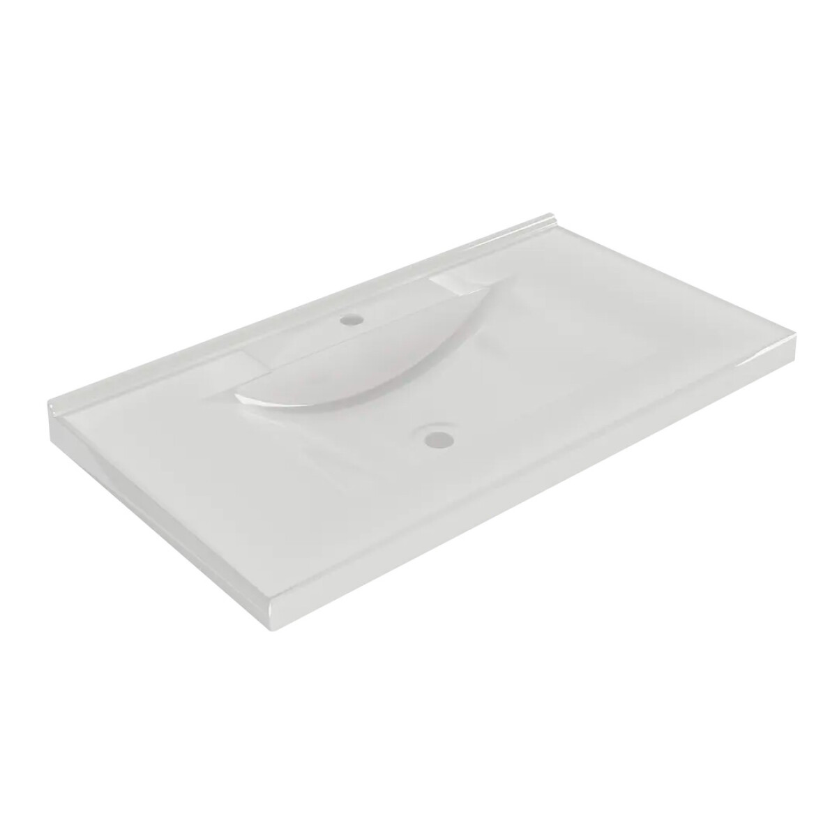 Bacha Modelo Patinada Con Mesada 62 Cm Color Blanco 