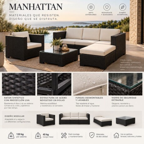 Juego de Jardin Manhattan Juego de Jardin Manhattan