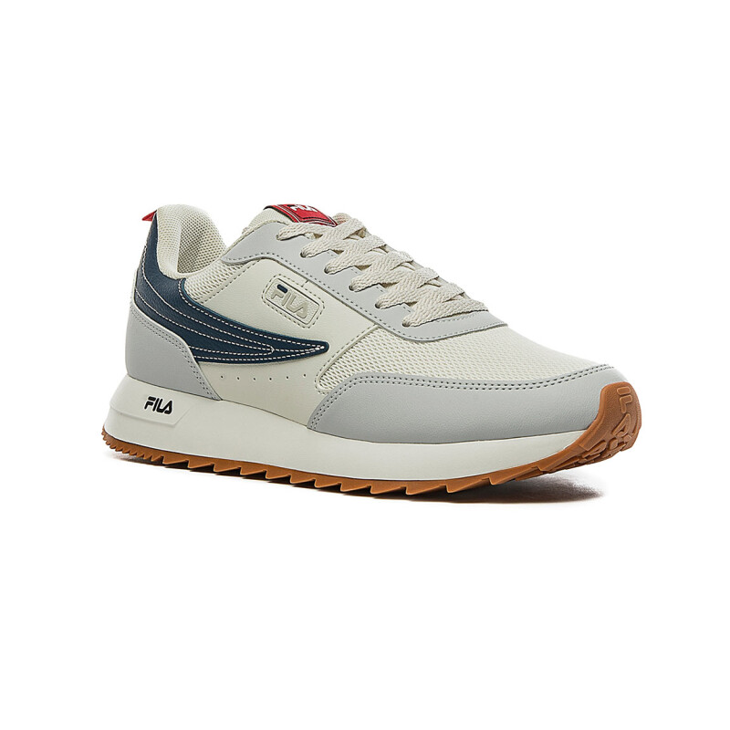 Fila Retro Flag Masculino Plata/blanco Plata-blanco
