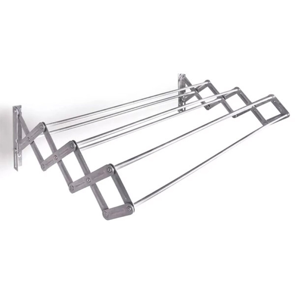 TENDEDOR PLEGABLE DE PARED 80 CM ALUMINIO 12121006036 - ALUMINIO 