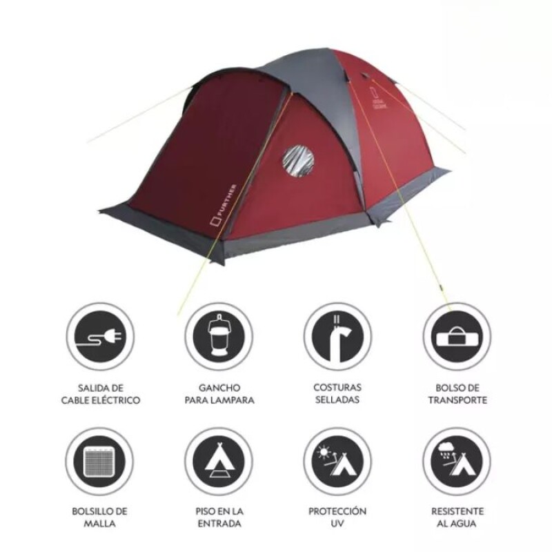 Carpa National Geographic Rockport 2 Personas Carpa National Geographic Rockport 2 Personas