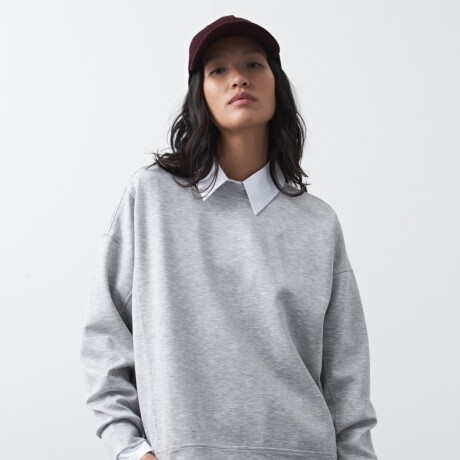 BUZO MERCADER Gris Melange