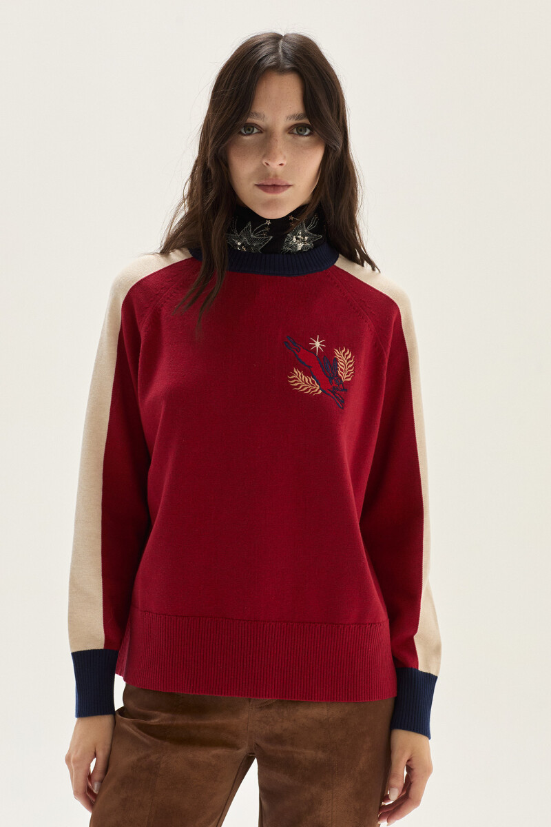 Sweater Garden Rojo