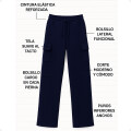 Pantalón Jogging Deportivo Tipo Cargo Azul Navi