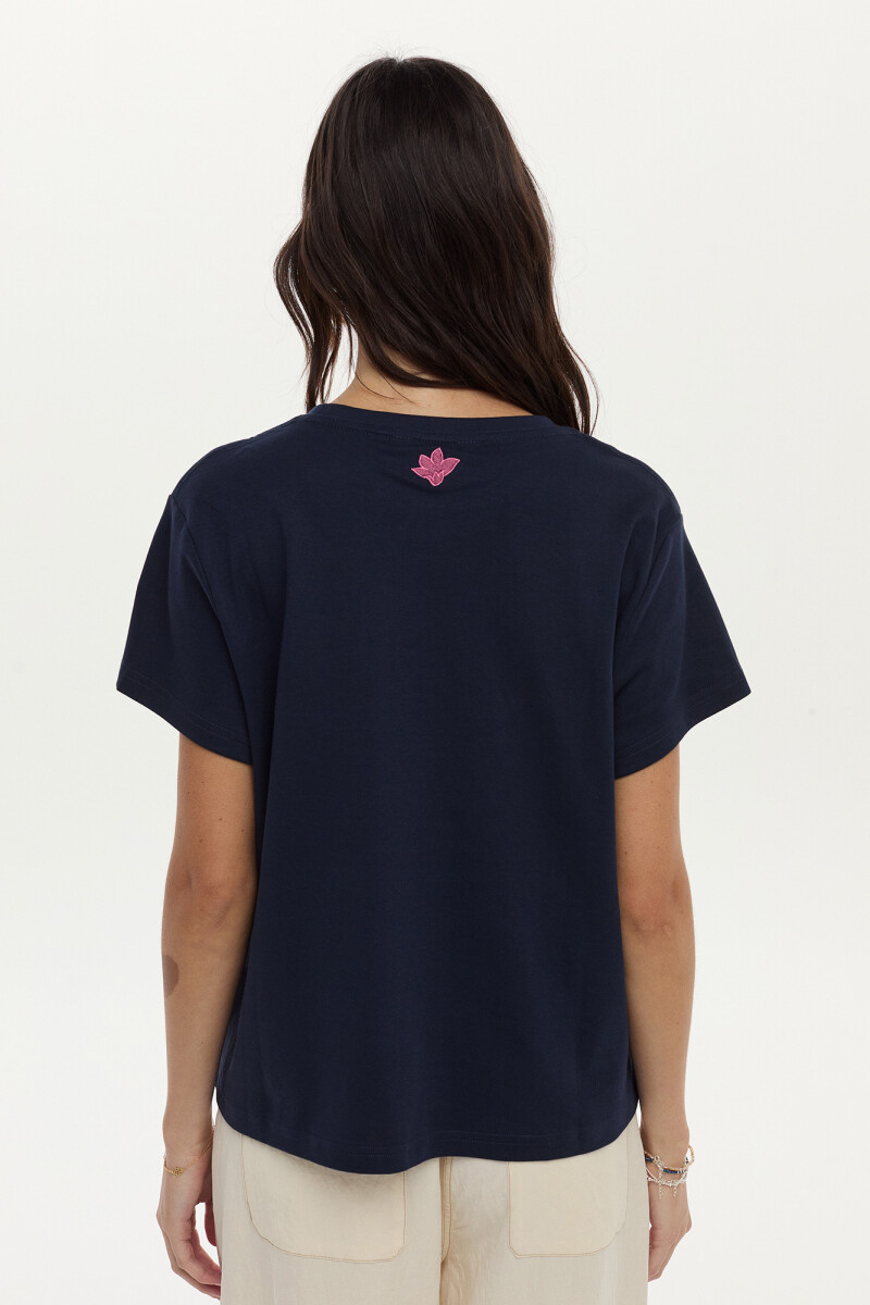 Remera Shine Azul Marino