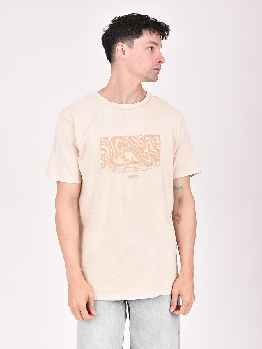 REMERA VELICE - BEIGE (V) 