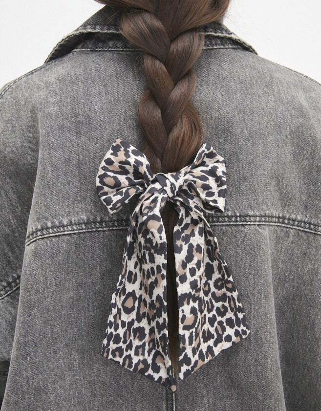 Hebillas Francesas Animal Print Hebilla Francesa Moño Animal Print - Estampado Animal Print