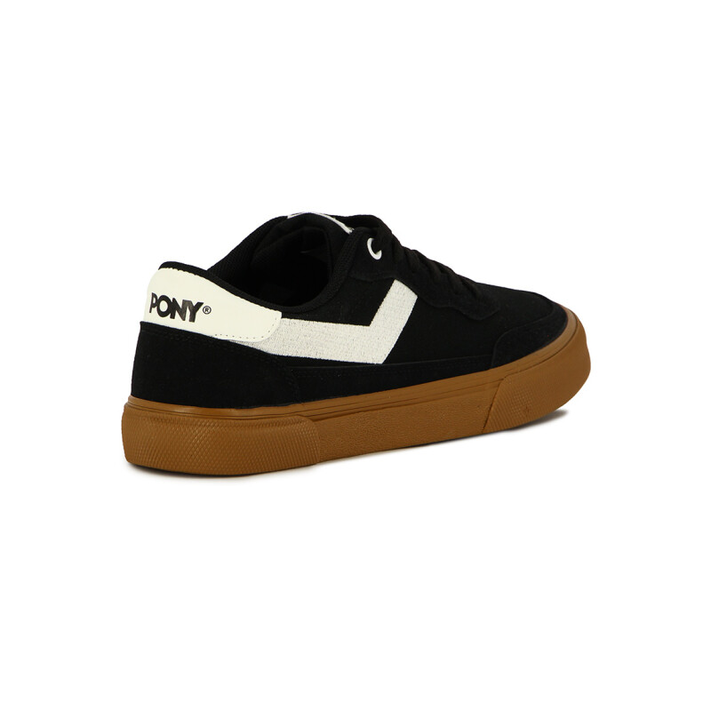 Pony Champion Casual BRONX Hombre Canva-Suede / Black/White Negro-Blanco