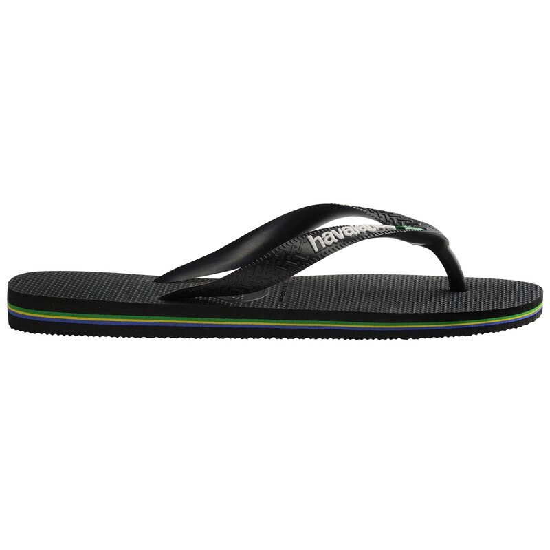 Ojotas Havaianas Brasil Logo Negro