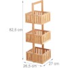 Organizador de 3 niveles madera bambú Organizador de 3 niveles madera bambú
