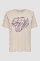 Camiseta Rolling Stones. Manga Corta Pumice Stone