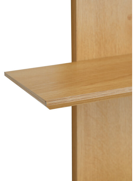 Estante pared BORUM 4 estantes color roble Estante pared BORUM 4 estantes color roble