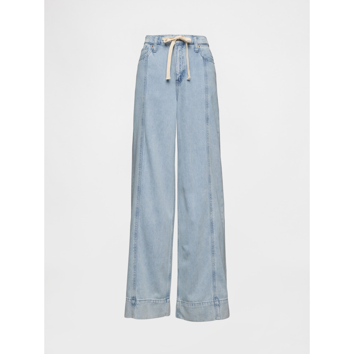 BAGGY MR TROUSER SEAMED LT ANDORA ACID - LIGHT INDIGO 1 