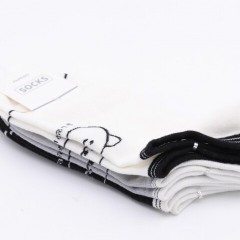 MEDIAS CORTAS PARA MUJER CON DISEÑO DE OSITO (3 PARES / BLANCO GRIS Y NEGRO) MEDIAS CORTAS PARA MUJER CON DISEÑO DE OSITO (3 PARES / BLANCO GRIS Y NEGRO)