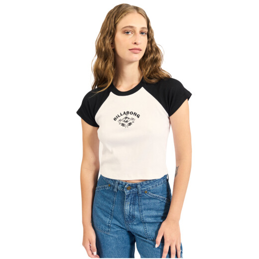 Remera MC Billabong Blissed Ranglan - Negro Remera MC Billabong Blissed Ranglan - Negro