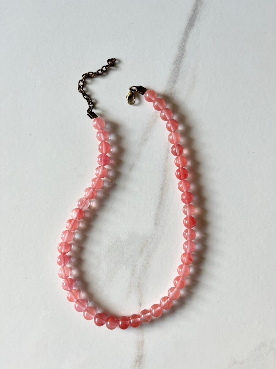 Collar Piedra - Cherry 