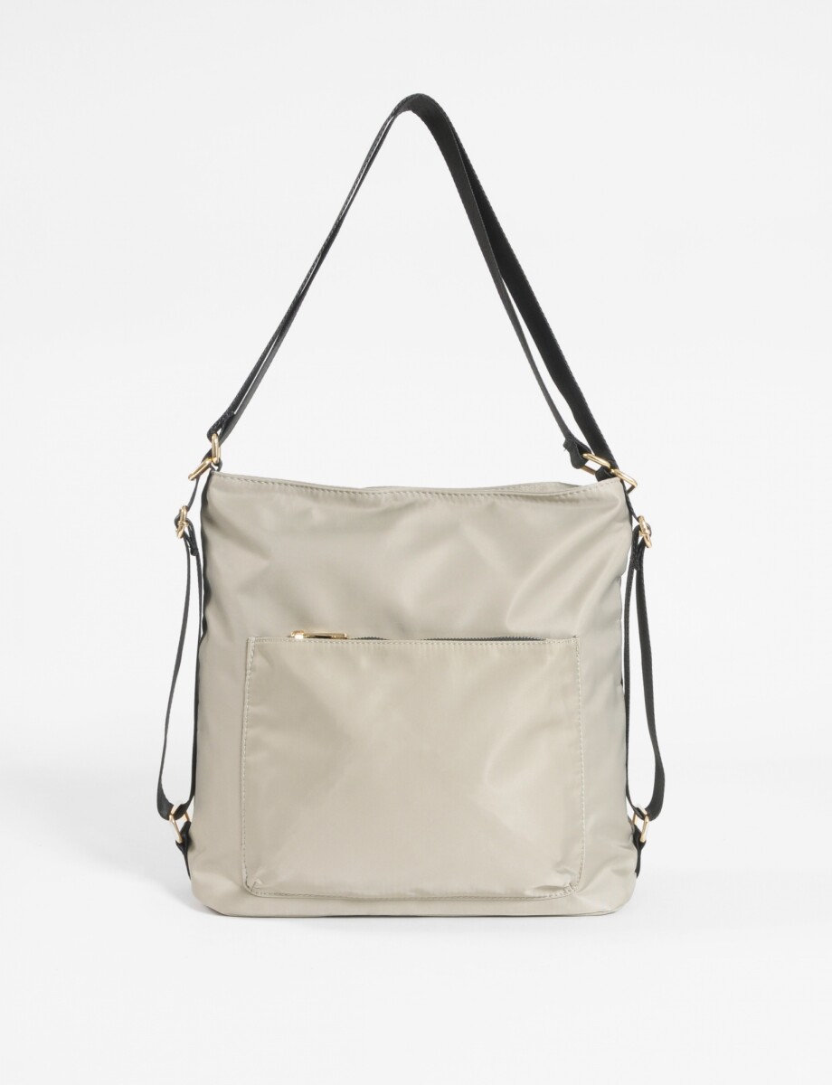 Hobo - mochila de tela - beige 