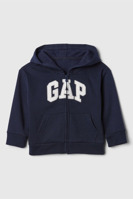 Buzo Canguro Con Cierre Logo Gap Toddler Niño Tapestry Navy