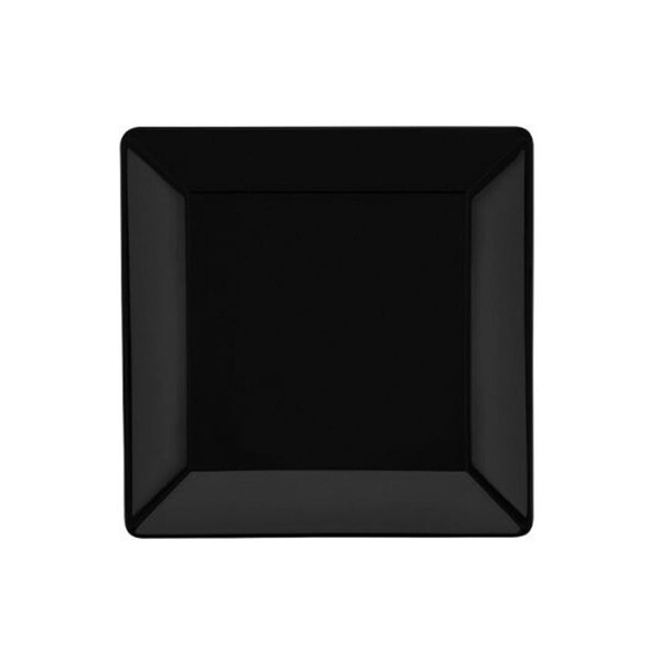 Plato llano cuadrado negro 26x26 cm OXFORD Plato llano cuadrado negro 26x26 cm OXFORD