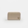 Billetera Joplin Con Cierre En Efecto Cuero Liso Taupe