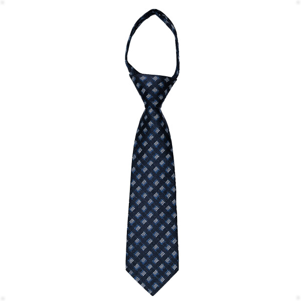 Corbata Estampada Con Cremallera Y Nudo Listo Para Usar Corbata Estampada Con Cremallera Y Nudo Listo Para Usar