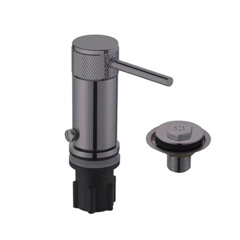 Grifería de bidet Monocomando con transferencia Fasano grafito Grifería De Bidet Monocomando Con Transferencia Fasano Grafito