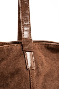 Travel Bag Gamuza Vegana Chocolate