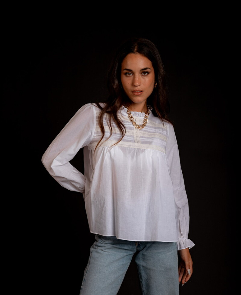 Camisa Agustina blanco