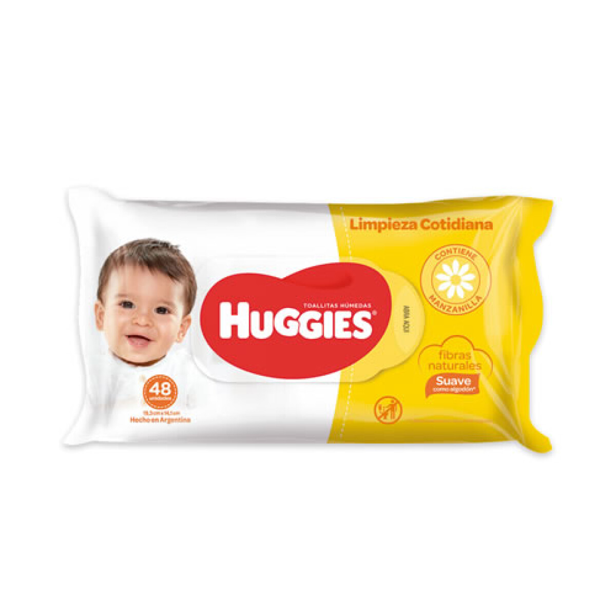 Toallitas Huggies Limpieza Cotidiana 48 Unidades ¿ Suavidad 