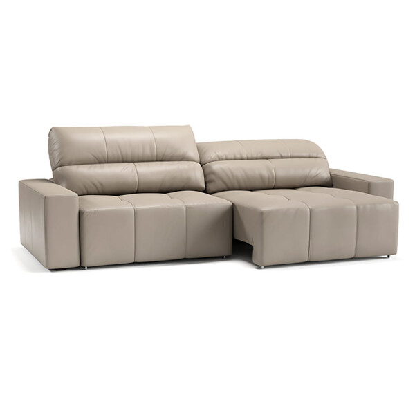 SOFA PIETRO - 4 CUERPOS - 100% CUERO - PERLA MATE SOFA PIETRO - 4 CUERPOS - 100% CUERO - PERLA MATE