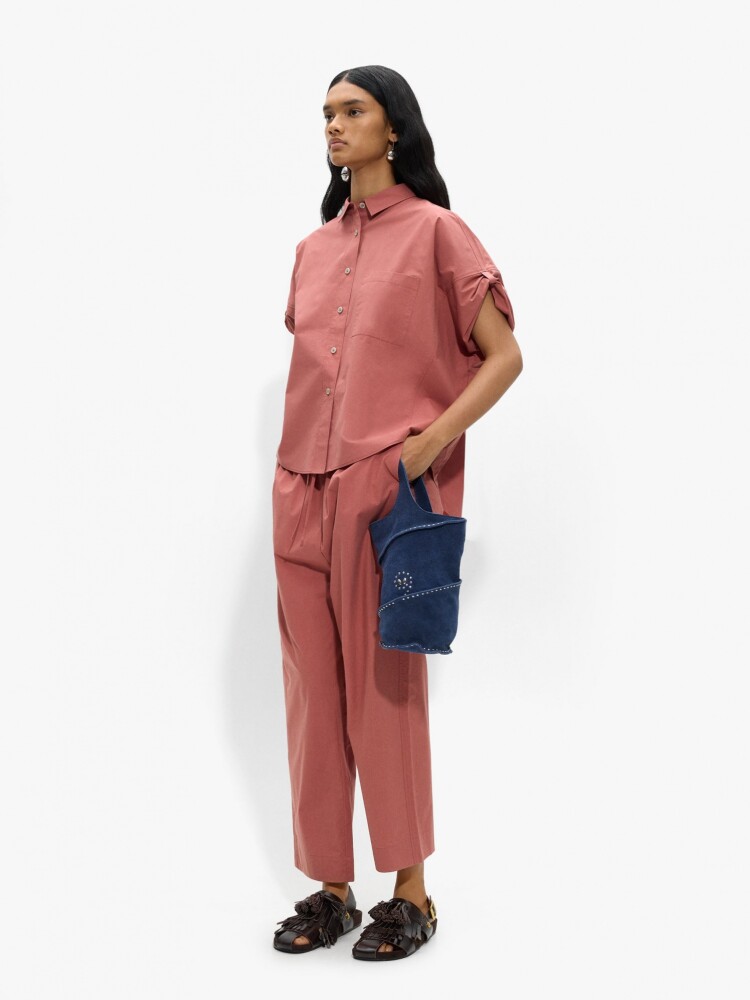 Pantalón Cintura Elástica 100% Algodón coral