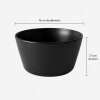 Bowl de Cerámica 15cm Negro - Por Unidad Bowl de Cerámica 15cm Negro - Por Unidad