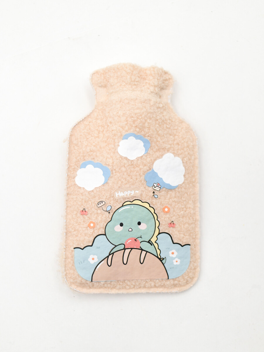 BOLSA DE AGUA CALIENTE DINO - BEIGE 
