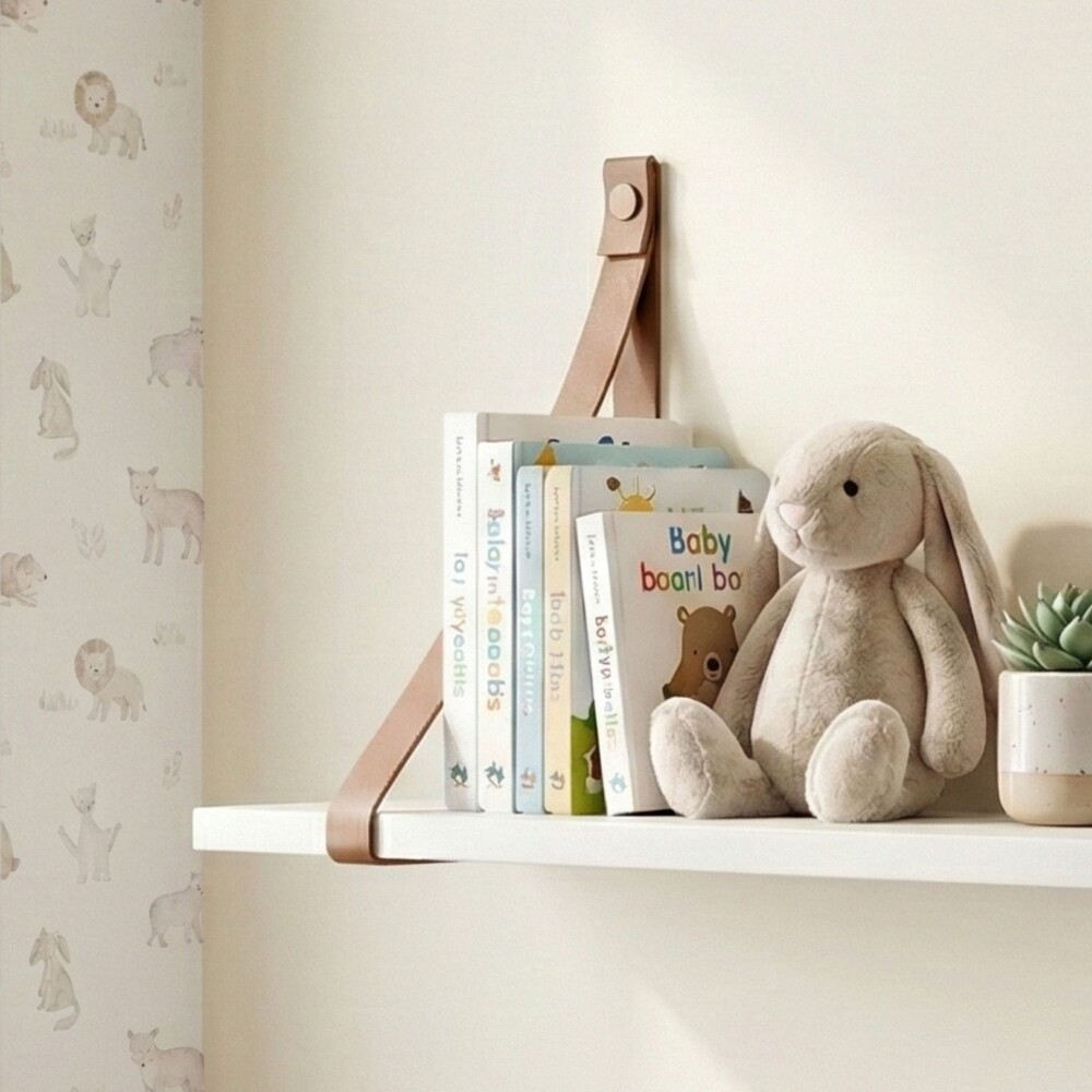 Estantería flotante infantil - Luna Blanco