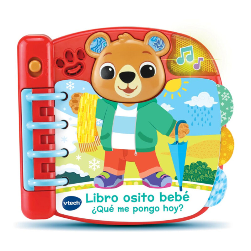 Libro Osito bebé con sonido ¿Qué me pongo hoy? VTech Libro Osito bebé con sonido ¿Qué me pongo hoy? VTech