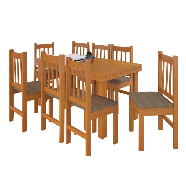 Juego de comedor mesa y 8 sillas madera maciza Juego de comedor mesa y 8 sillas madera maciza