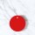 Tag circular liso ROJO