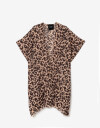 Kimonos Kimono Animal Print - Combinacion Bicolor