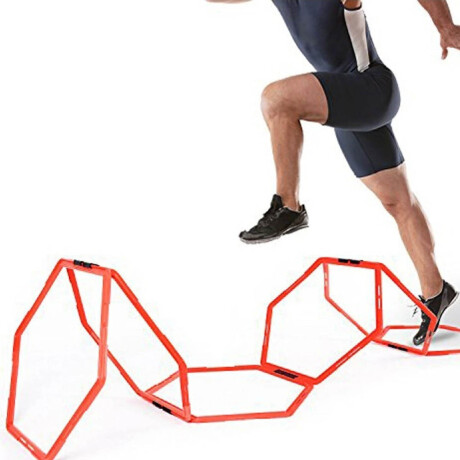 Set De 6 Aros Hexagonal Entrenamiento Coordinación Cmb000698