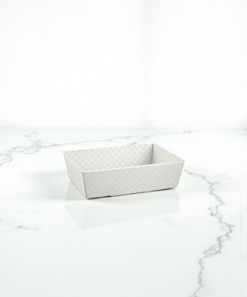 Bandeja conico 17x17x8 cm. - MATELASSE GRIGIO PERLA Bandeja conico 17x17x8 cm. - MATELASSE GRIGIO PERLA
