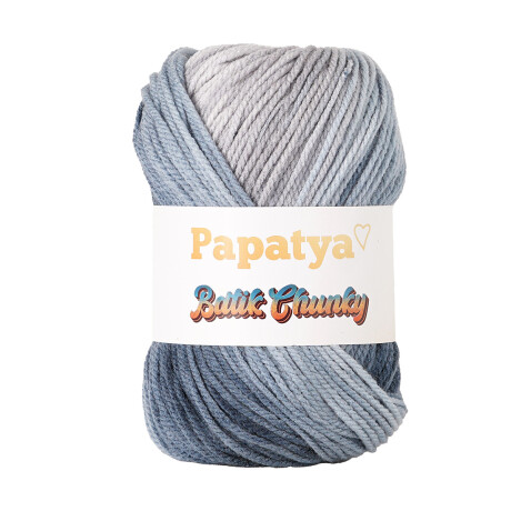 batik chunky grises y azules