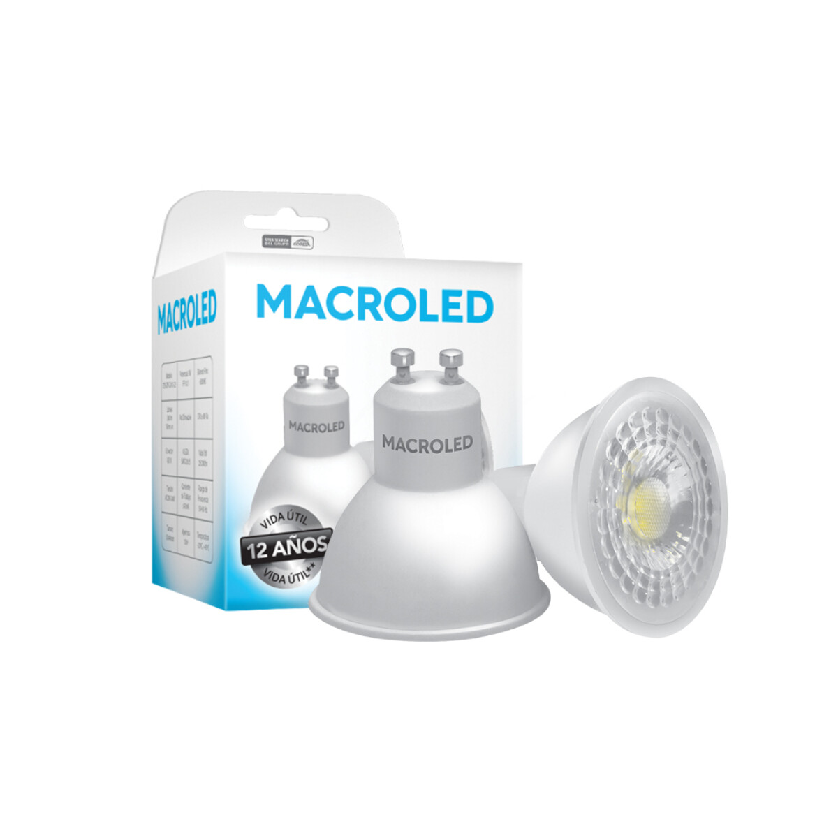 Dicroica LED Eco Dimerizable 7W Macroled - Neutro 