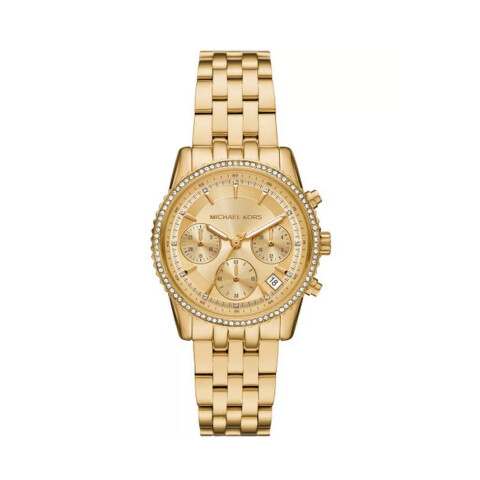 Reloj Michael Kors con Malla Enchapada y Esfera Redonda Reloj Michael Kors con Malla Enchapada y Esfera Redonda