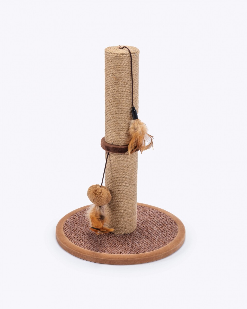 Rascador Poste madera y fibra de sisal 30*30*51cm - Rascador Poste Madera Y Fibra De Sisal 30*30*51cm 